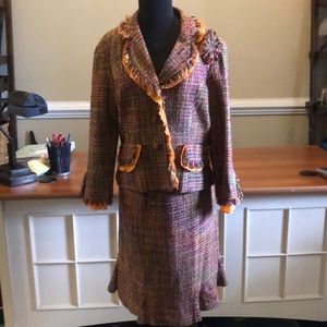 Colorful woman’s suit